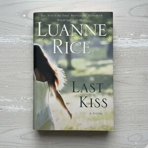 Last Kiss Luanne Rice Hardcover Fiction Novel Romance Mystery New York Times